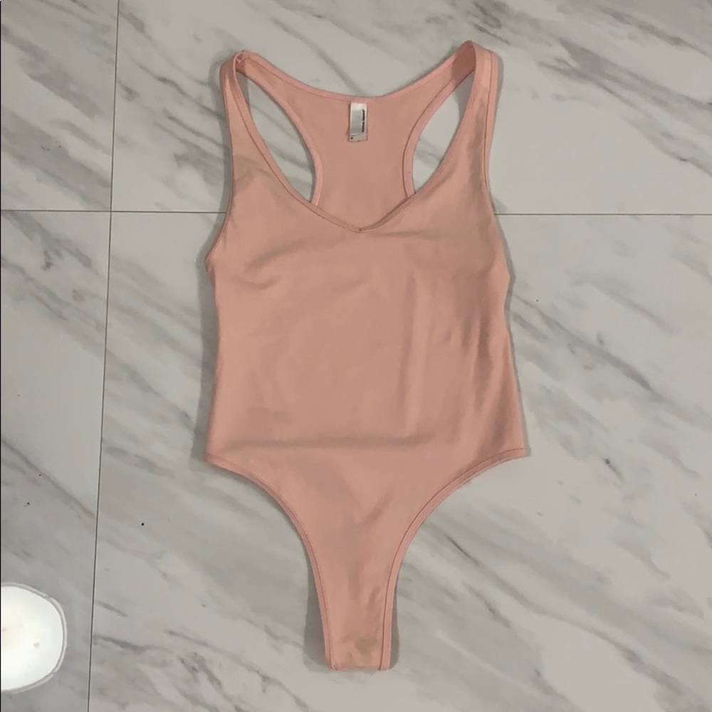 Baby Pink Thong Bodysuit